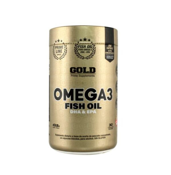 GOLD NUTRITION - OMEGA 3 FISH OIL X 30CAPS