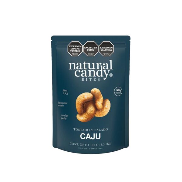 NATURAL CANDY - SNACKS CAJU SALADO 100GR