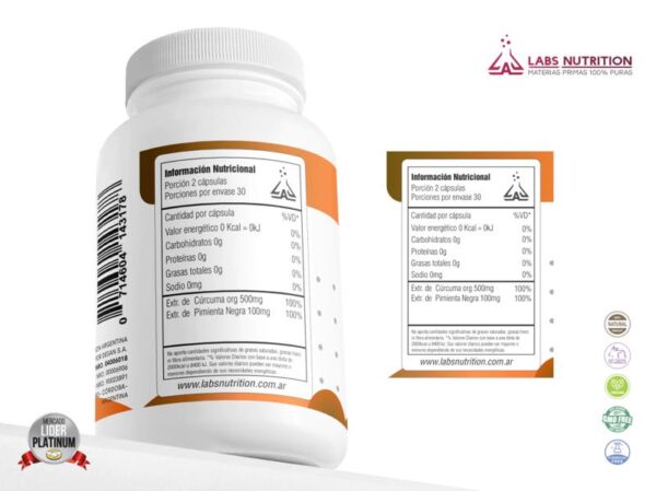 LABS NUTRITION - CURCUMA ORGANICA