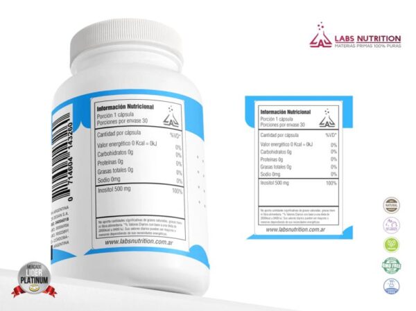 LABS NUTRITION - INOSITOL 30CAPS