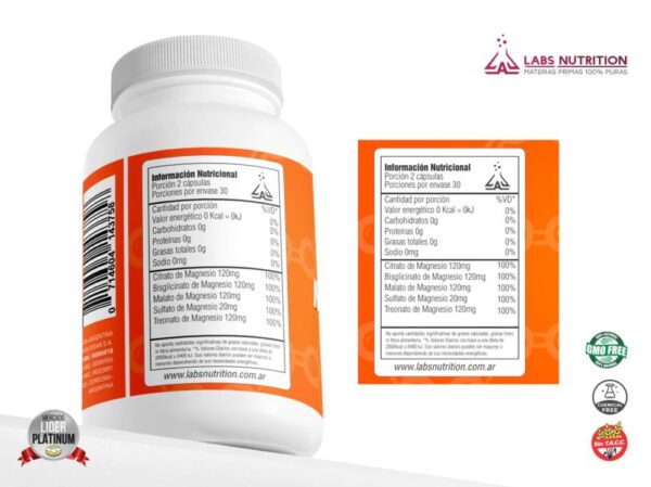 LABS NUTRITION - MULTI MAGNESIO 60CAPS