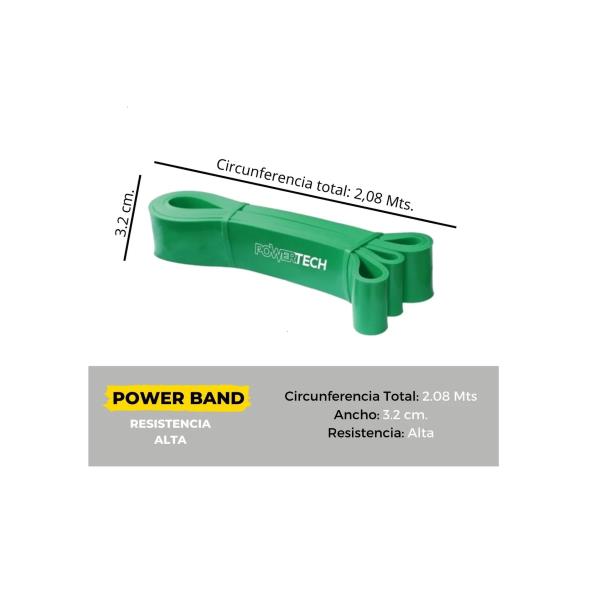 POWERTECH - SUPERBANDA CROSSFIT RESISTENCIA (ANCHO 3.2cm)
