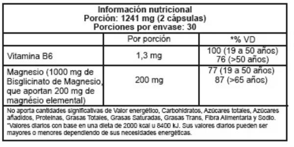 VITATECH - BISGLICINATO DE MAGNESIO 60CAPS