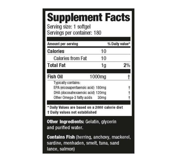 ULTIMATE NUTRITION - OMEGA 3 1000mg X 90CAPS