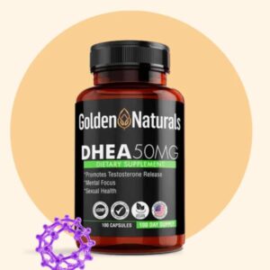 GOLDEN NATURALS - DHEA 50 mg X 100 CAPS