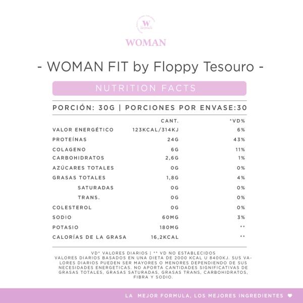 WOMAN SUPPLEMENTS - PROTEIN + FIT BY FLOPPY TESOURO 2LB